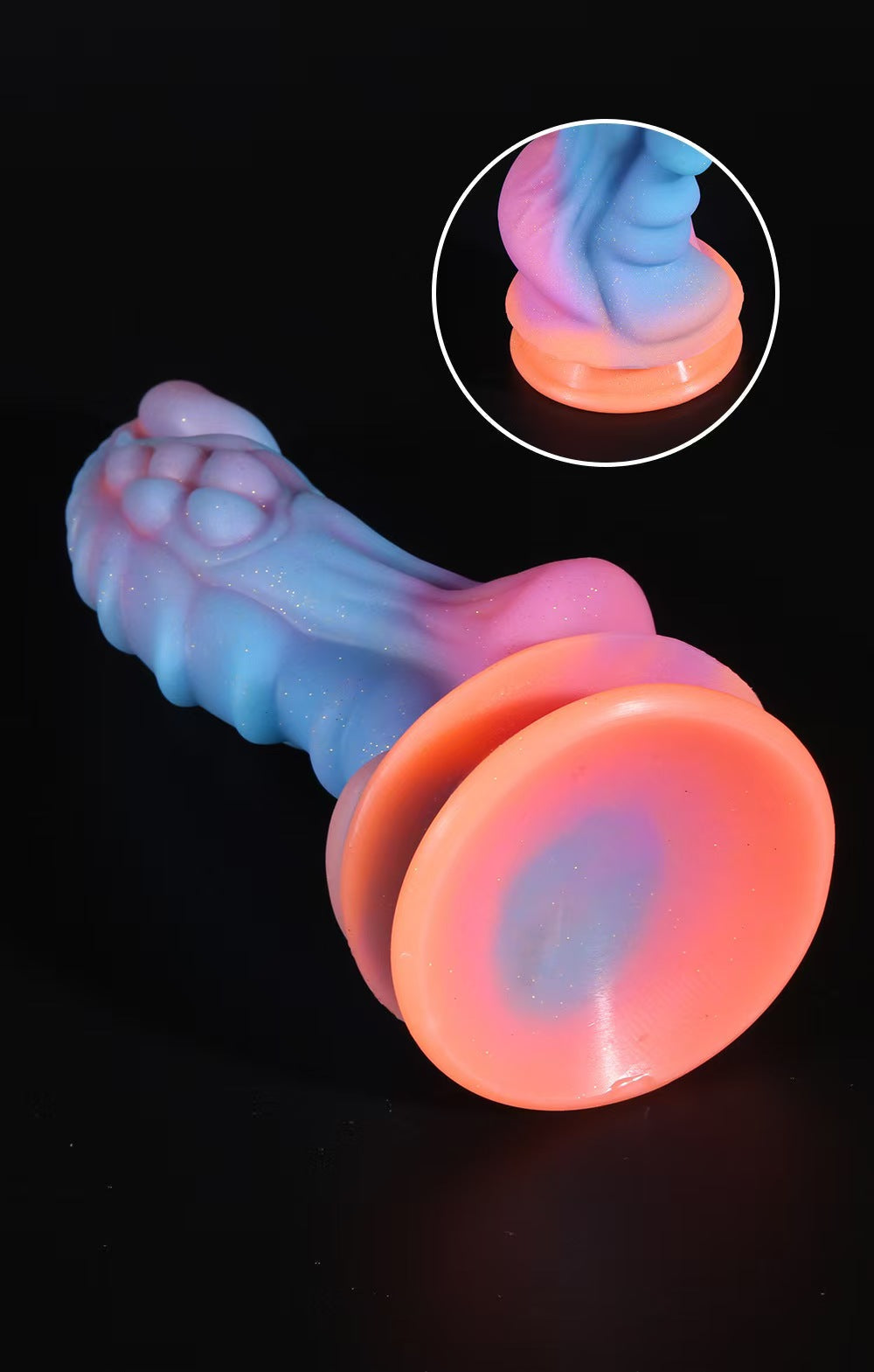 Gode Lumineux Dragon Monstre Courbé 22 cm