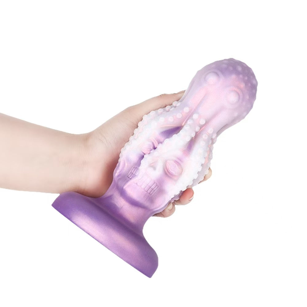 Plug Anal Tentacule Poulpe Violet en Silicone