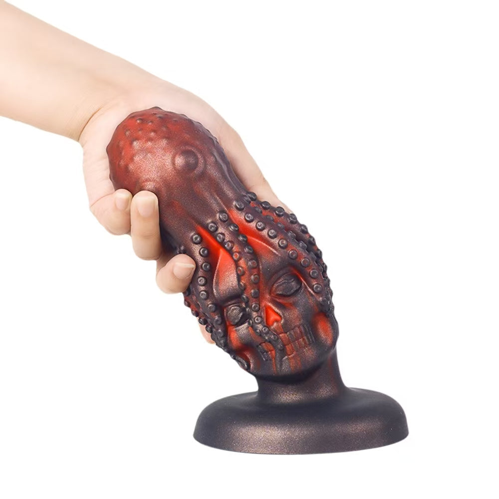 Plug Anal Tentacule Poulpe Violet en Silicone