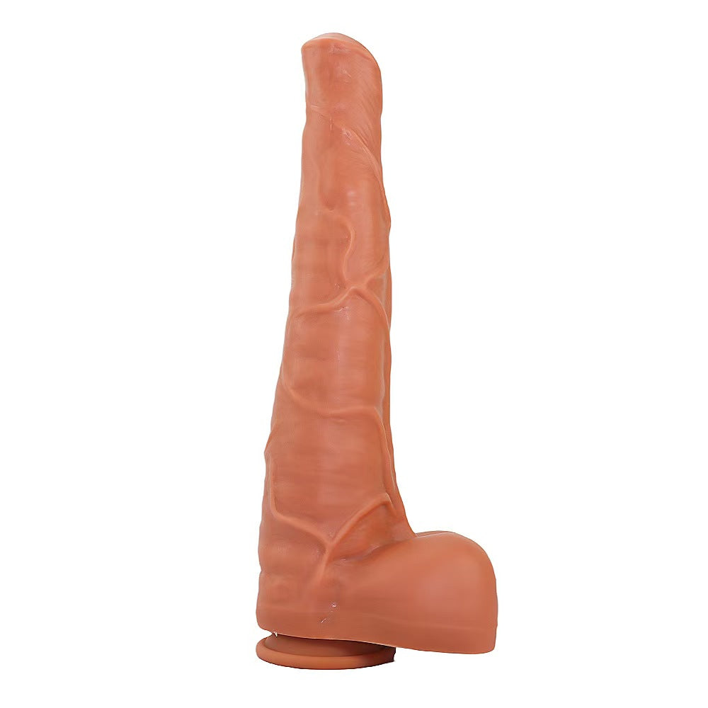 38.5 CM Geant Noir Ventouse Gode Cheval