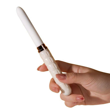 Mini Vibromasseur Blanc Discret Style Stylo