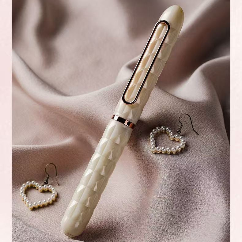 Mini Vibromasseur Blanc Discret Style Stylo
