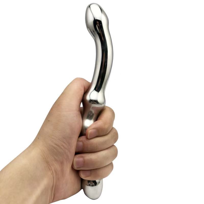 Double Gode En Métal Pour Jeu De Température