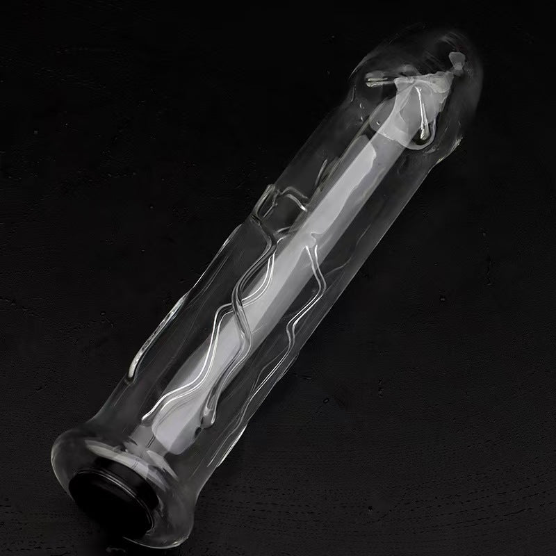 Gode en Verre Creux Remplissable 20 cm