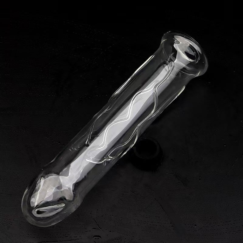 Gode en Verre Creux Remplissable 20 cm