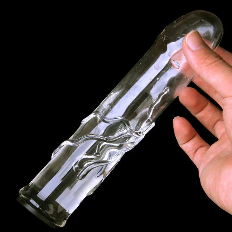 Gode en Verre Creux Remplissable 20 cm