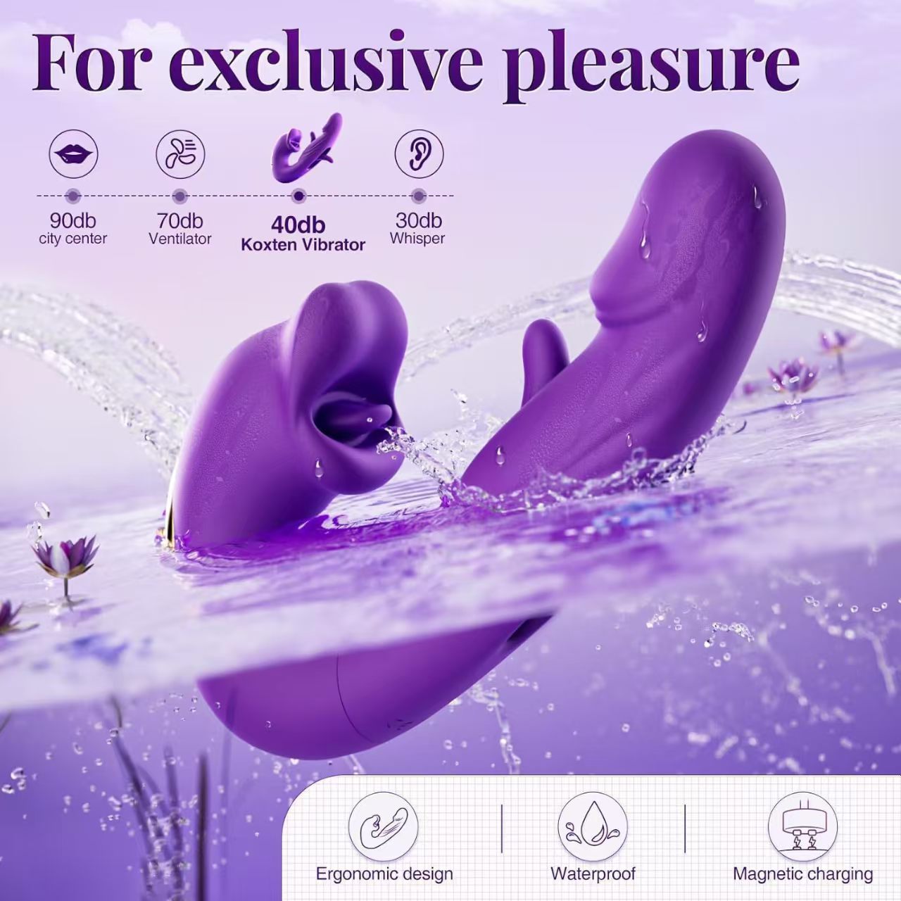 17,6 Cm Vibromasseur Point G Lécheur Suceur Rouge