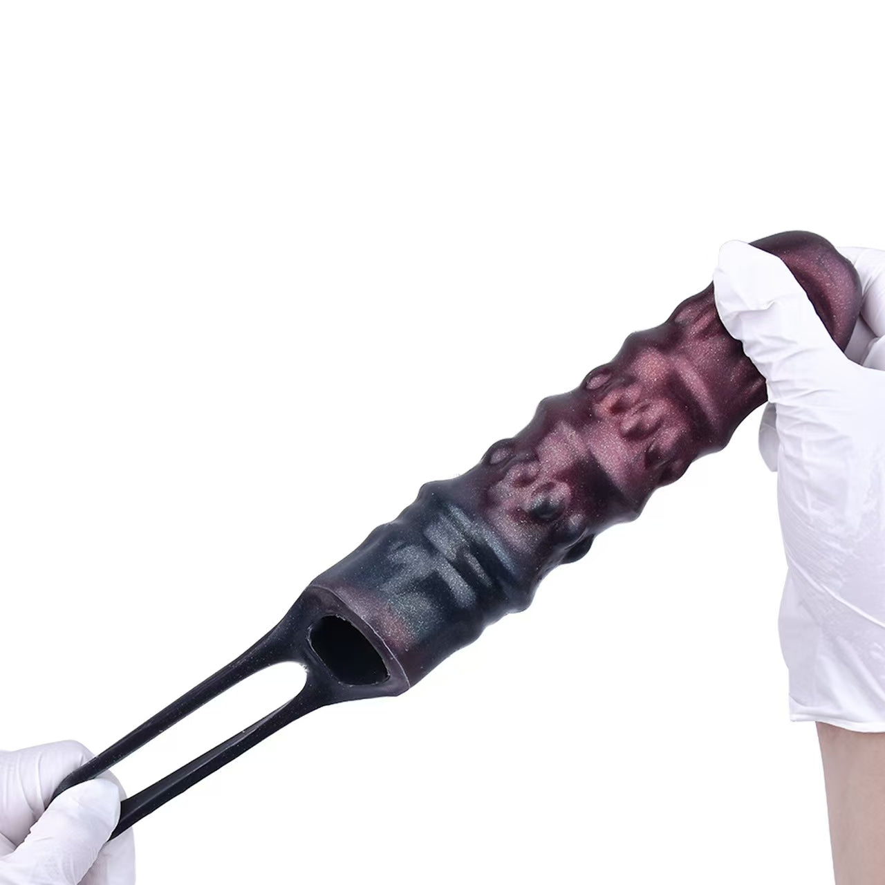 Goutte d’Eau Nervurée Texturée Silicone Gaine à Pénis
