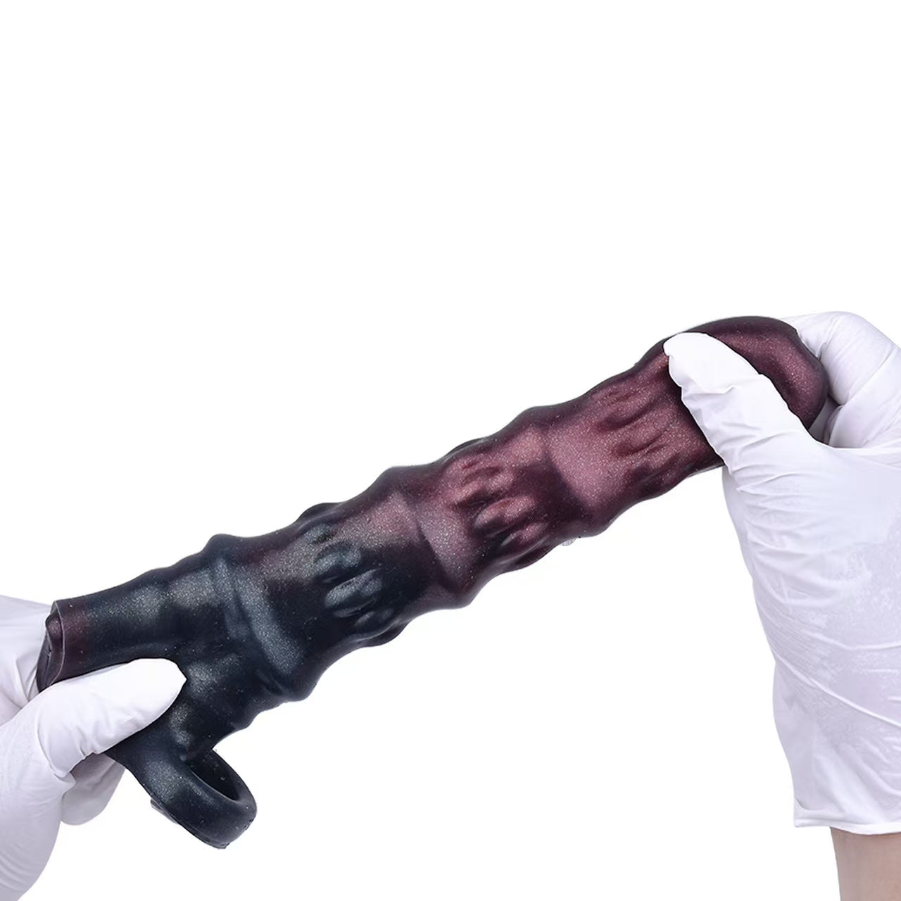 Goutte d’Eau Nervurée Texturée Silicone Gaine à Pénis