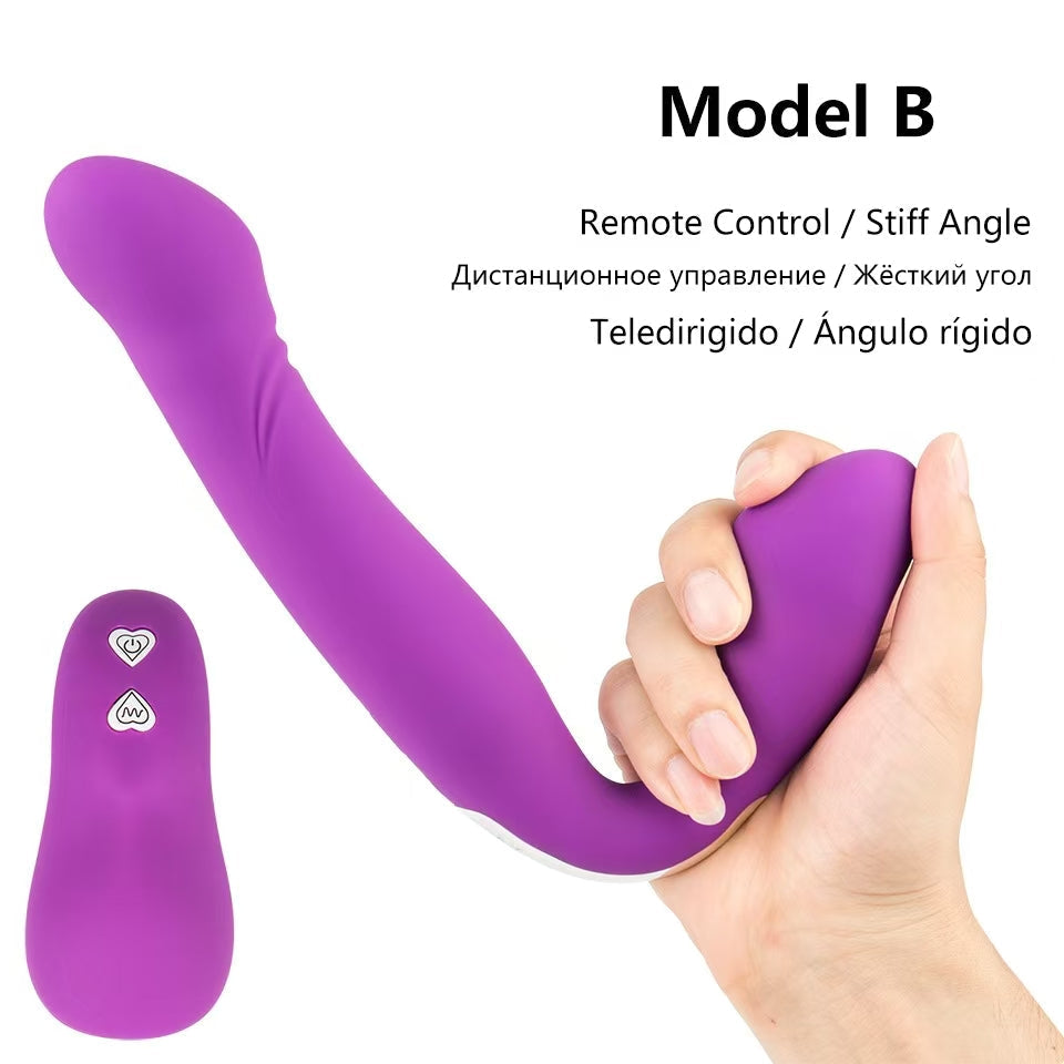 Gode Ceinture Sans Harnais Vibrant Violet Silicone