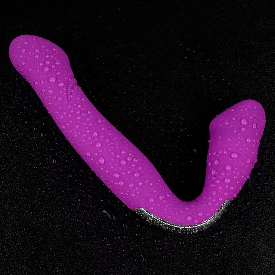 Gode Ceinture Sans Harnais Vibrant Violet Silicone