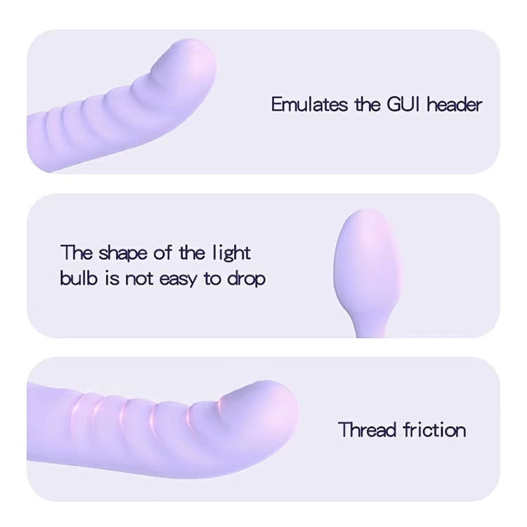 Gode Ceinture Sans Harnais Vibrant Violet pour Point G