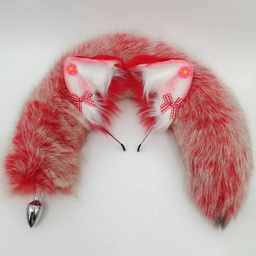 Kit Plug Anal Queue de Renard Rouge