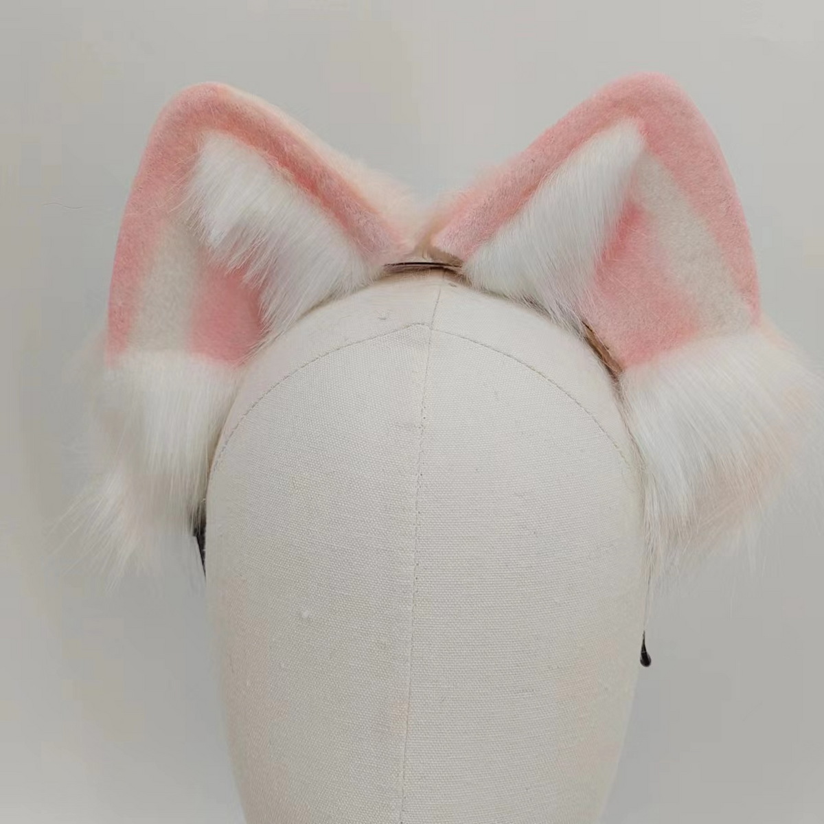 Plug Anal Queue D'animal Renard Rose et Blanc