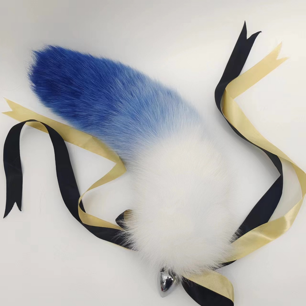 Anal Plug Queue D'animal Renard Bleu Souple
