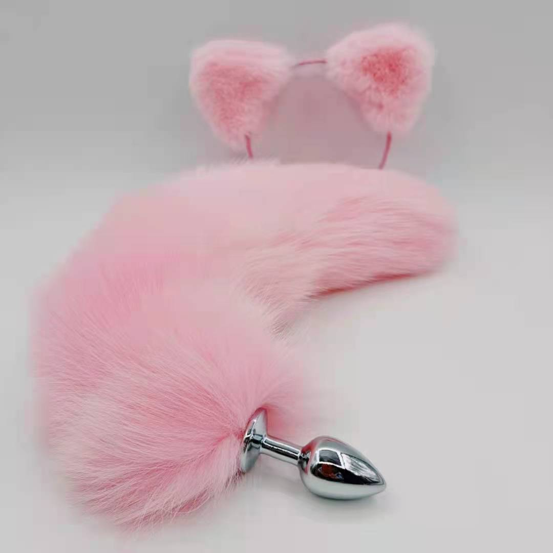 Rose Débutant Renard Queue Plug Anal