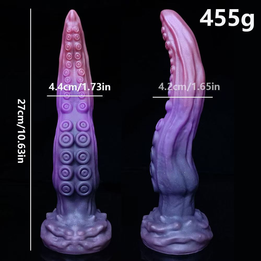 Tentacule Gode Monstrueux Fantaisie Courbé Long 27 cm