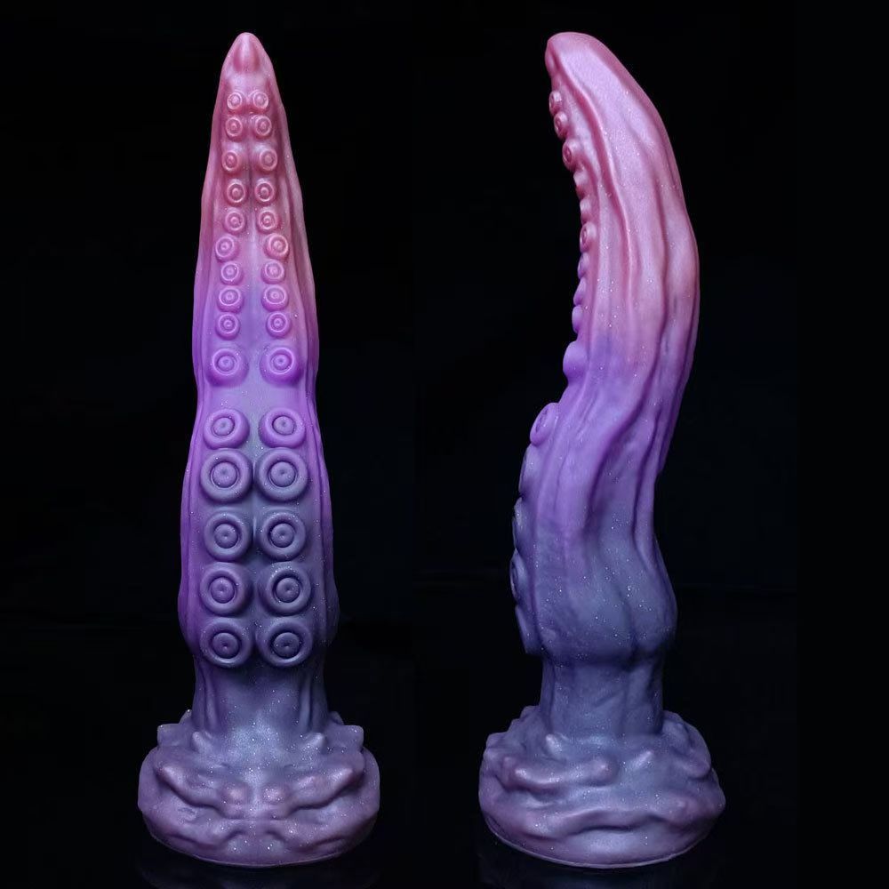Tentacule Gode Monstrueux Fantaisie Courbé Long 27 cm