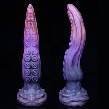 Tentacule Gode Monstrueux Fantaisie Courbé Long 27 cm