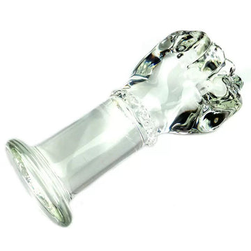 Gode Fist Réaliste en Verre pour Débutants 12,5 cm