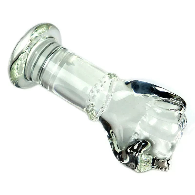 Gode Fist Réaliste en Verre pour Débutants 12,5 cm