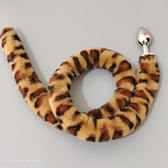 Plug Queue de Leopard Chat Long 99 cm