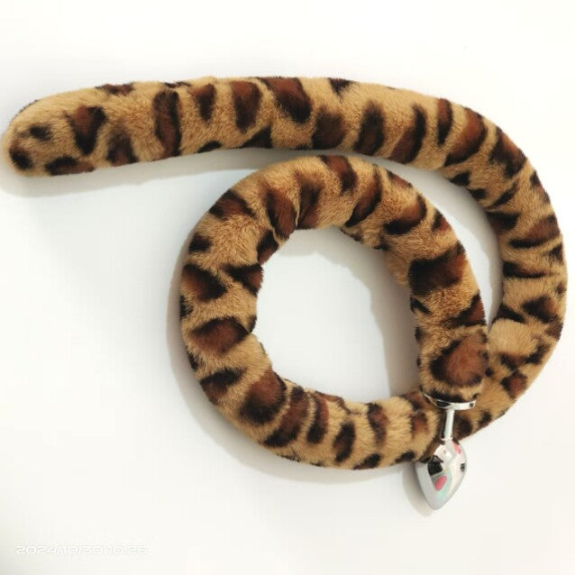Plug Queue de Leopard Chat Long 99 cm