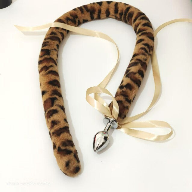 Plug Queue de Leopard Chat Long 99 cm