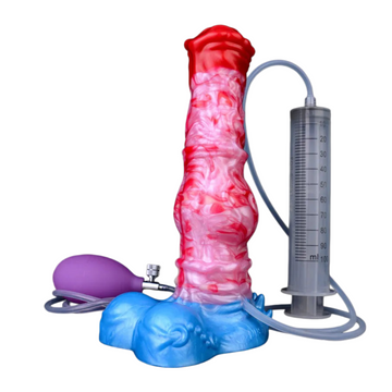 Gode Cheval Gonflable Éjaculateur avec Nœud 21,8 cm