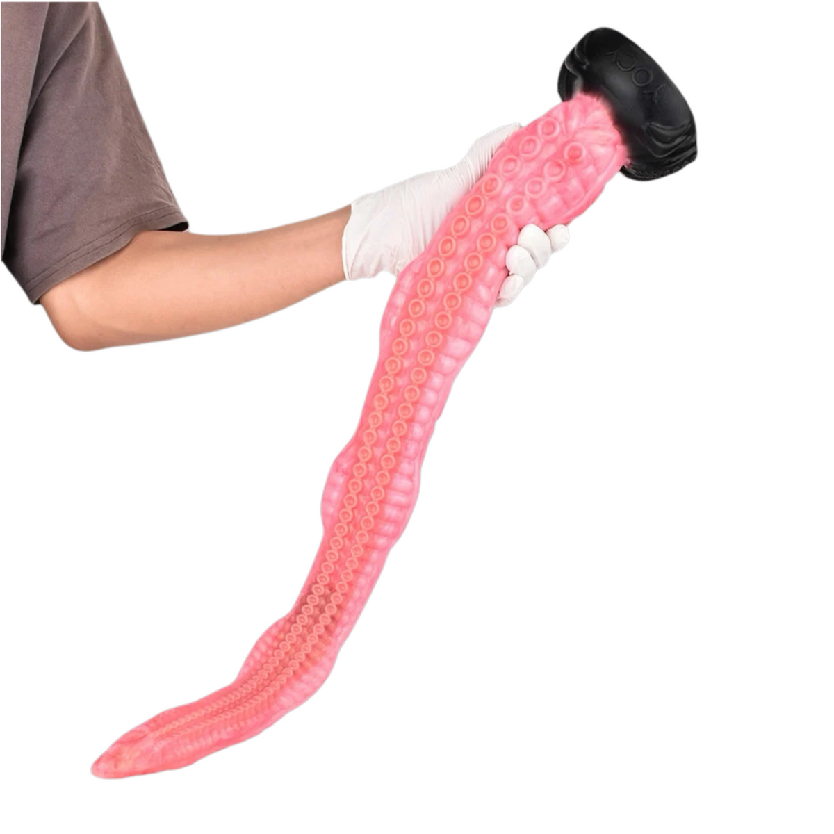 Gode Tentacule Rose Extra Long en Silicone 63,5 cm
