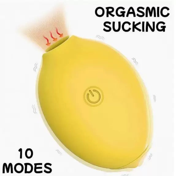 Vibromasseur Citron Clitoridien Aspirant Lemon Mini Sextoy