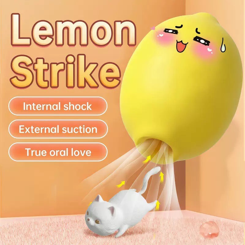 Vibromasseur Citron Clitoridien Aspirant Lemon Mini Sextoy