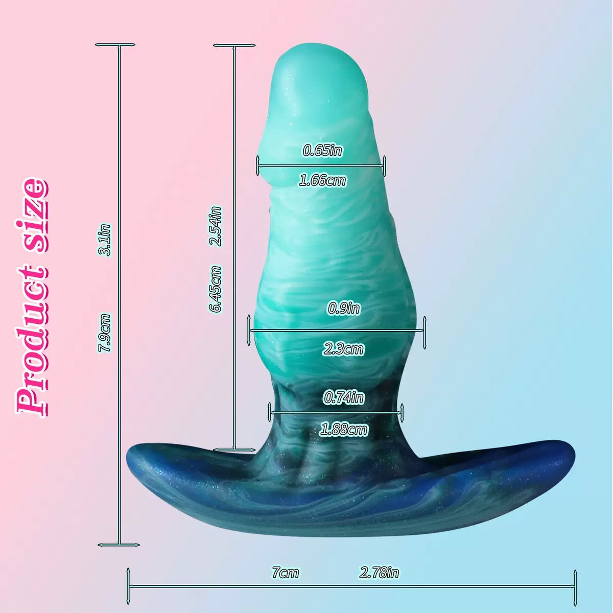 Kit Plug Anal Fantasy Knot Dégradé En Silicone