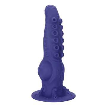 Gode Pieuvre Tentacule Violet Ventouse avec Nœud
