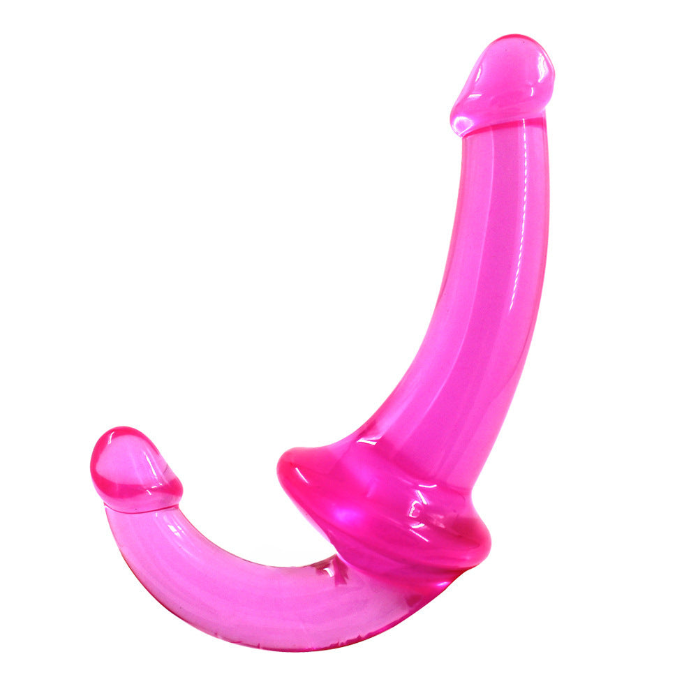 19,5 Cm Gode Ceinture Sans Harnais Cristal
