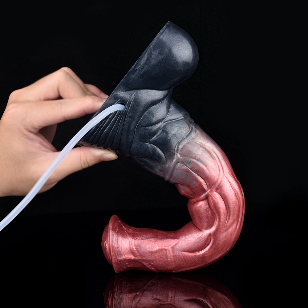 25,4 Cm Silicone Liquide Fantasy Gode Éjaculateur