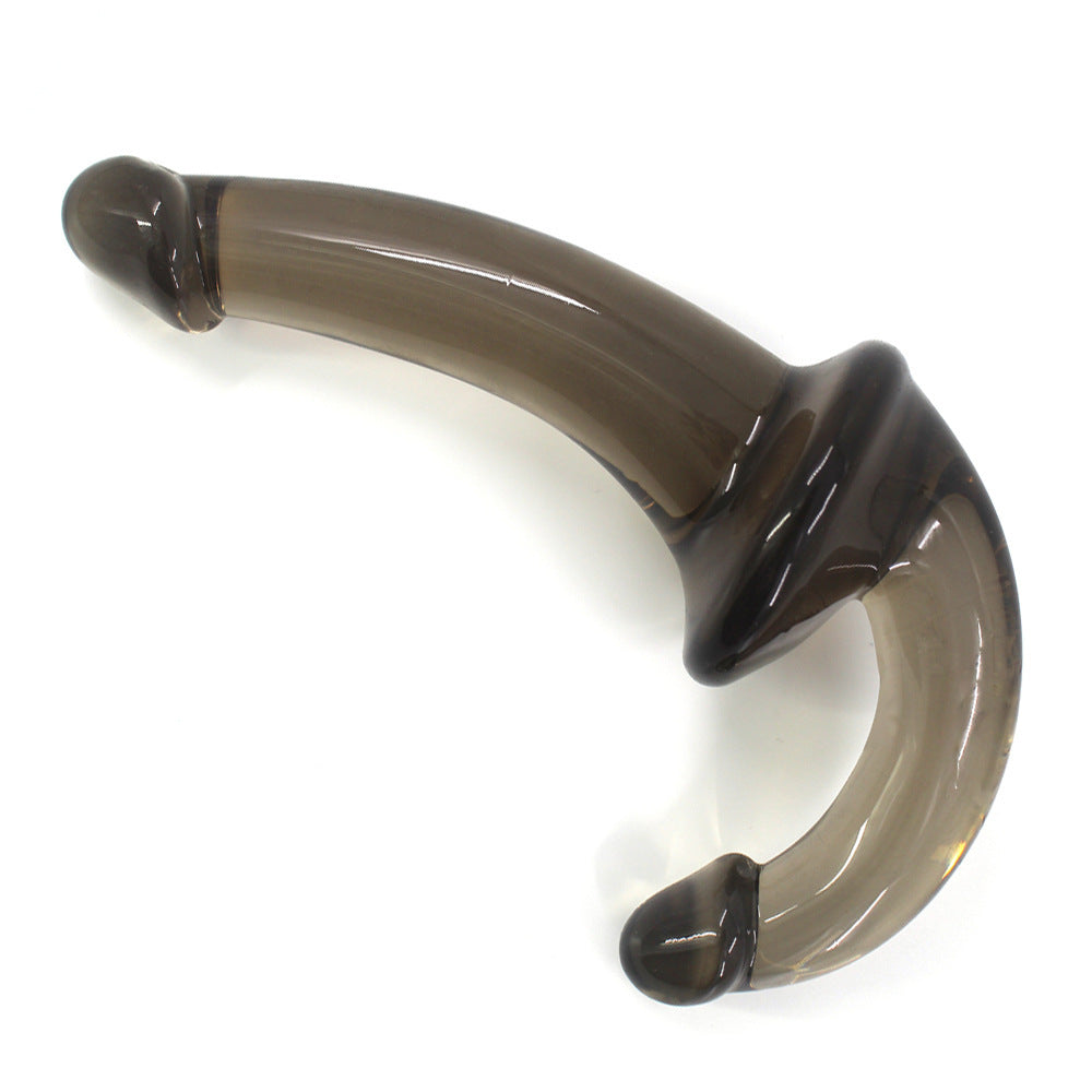 19,5 Cm Gode Ceinture Sans Harnais Cristal