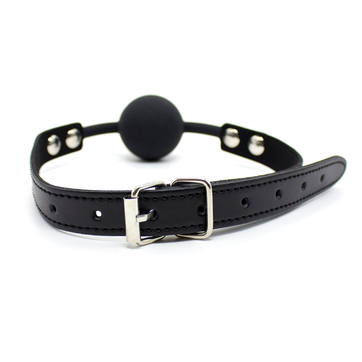 Bâillon-Boule Réglable en Silicone pour Bondage BDSM