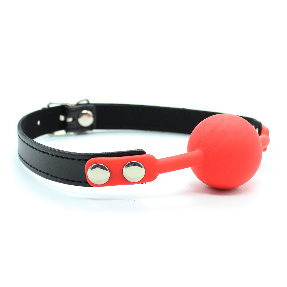 Bâillon-Boule Réglable en Silicone pour Bondage BDSM