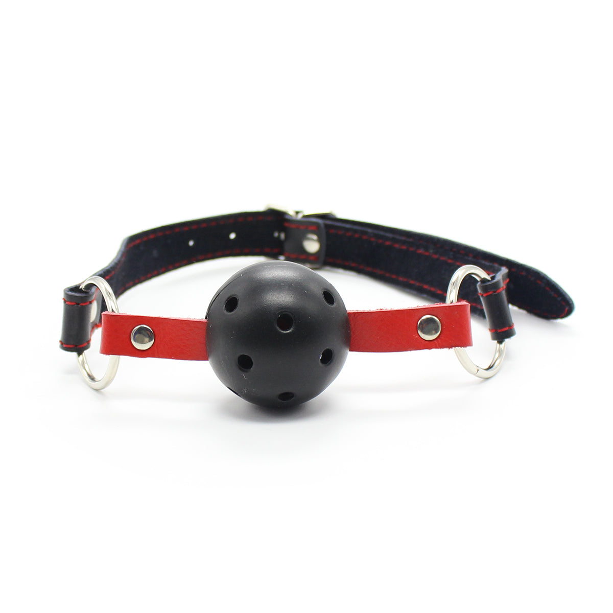 Bondage Noir Respirant BDSM Bâillon Boule