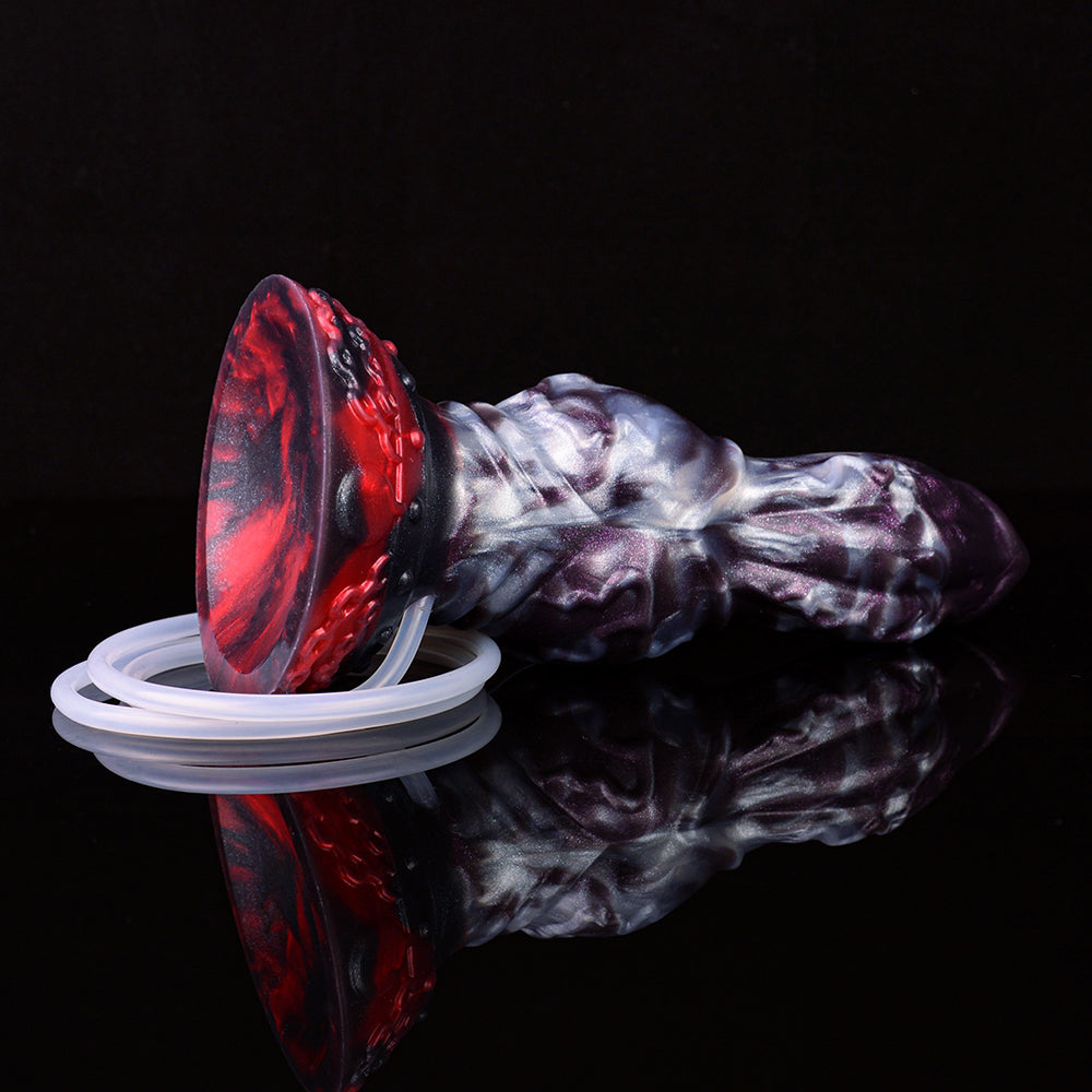 20.1 CM  Chien Noué Silicone Gode Ejaculateur