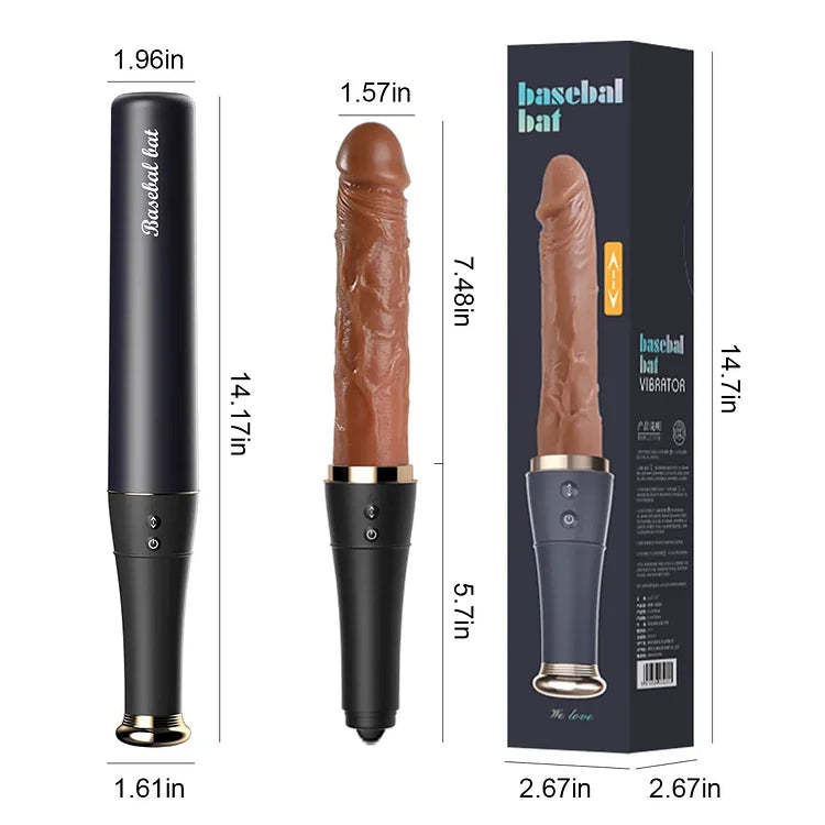 Vibromasseur Baseball Discret Rechargeable USB À Va-Et-Vient