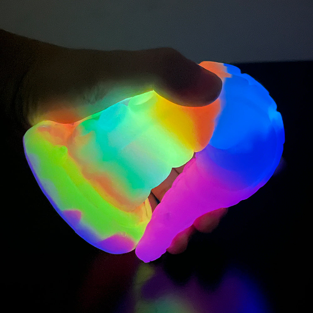 Gode Langue Lumineux Fantasy Tentacule Arc-en-Ciel