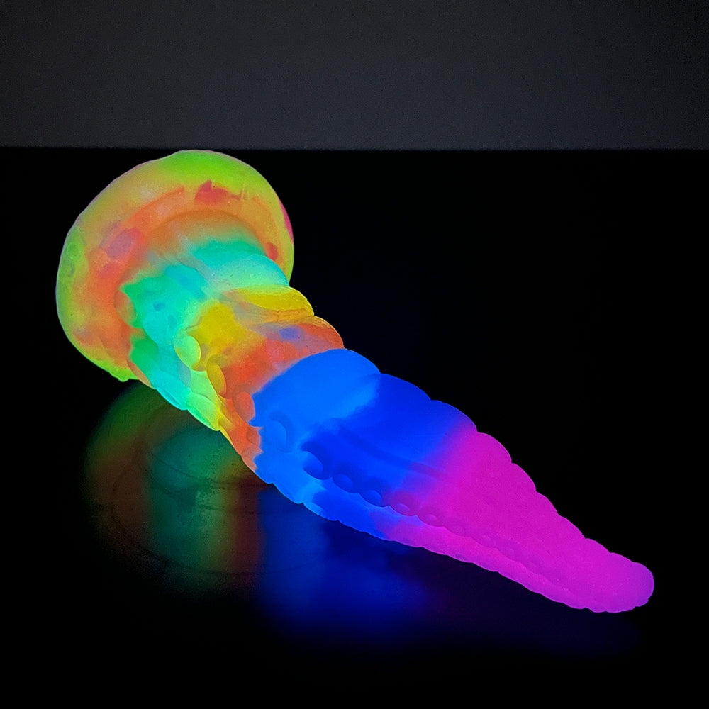 Gode Langue Lumineux Fantasy Tentacule Arc-en-Ciel