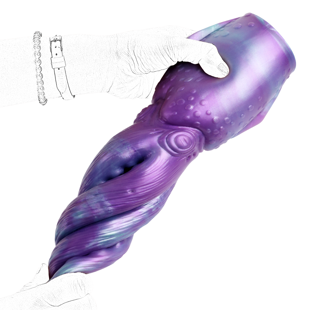 Masturbateur Alien Poulpe Violet Silicone pour Homme