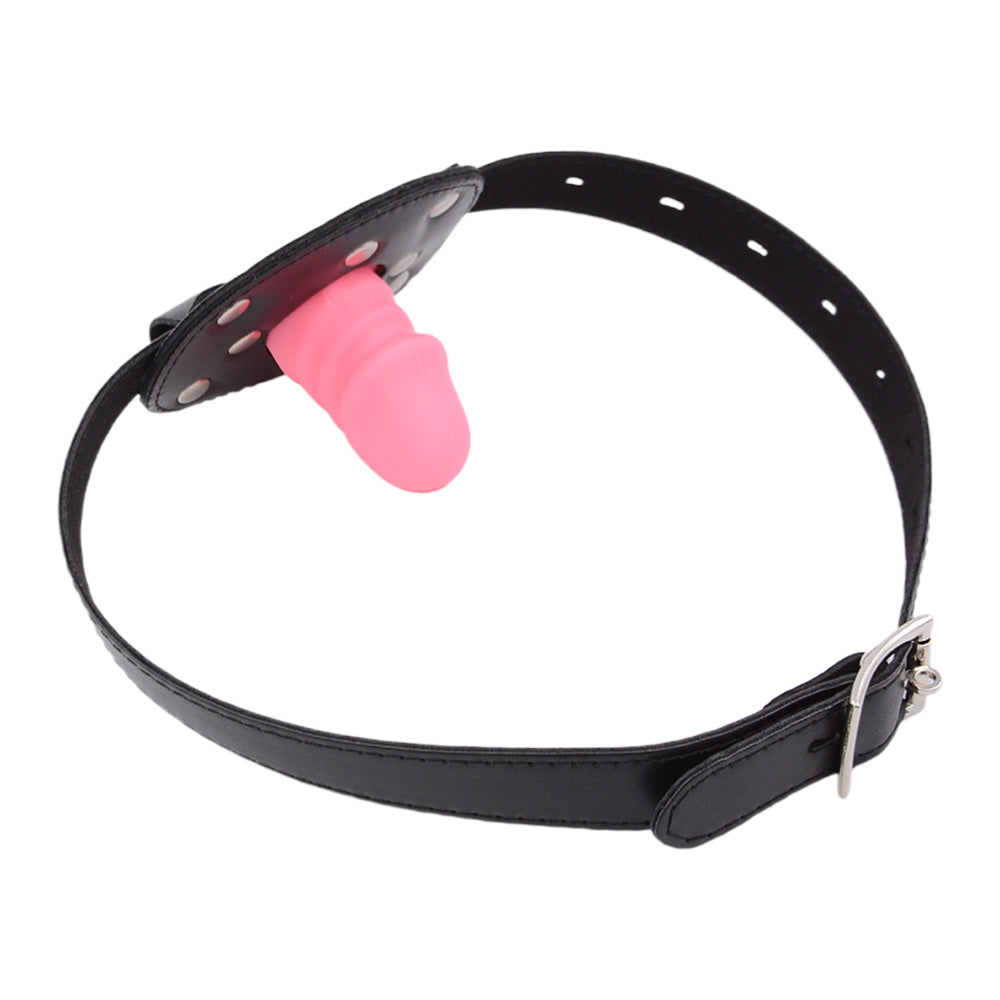 Petit Bâillon Gode BDSM Avec Sangle Réglable