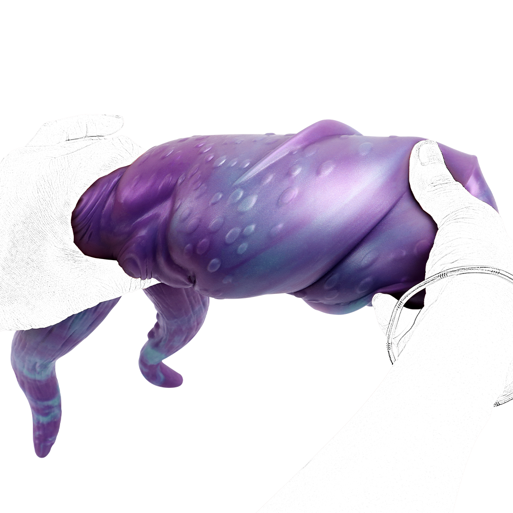 Masturbateur Alien Poulpe Violet Silicone pour Homme
