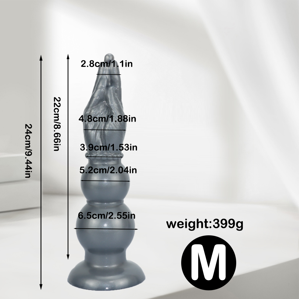 Gode 30 cm Fist Main à Double Nœud