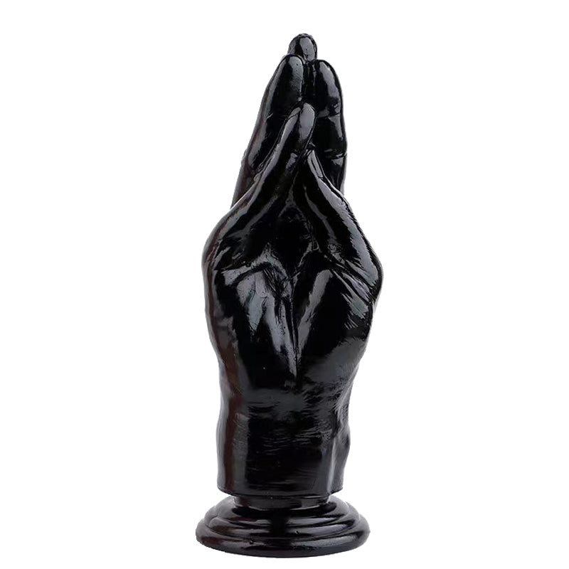 Gode Fisting Noir Court Main 20 cm