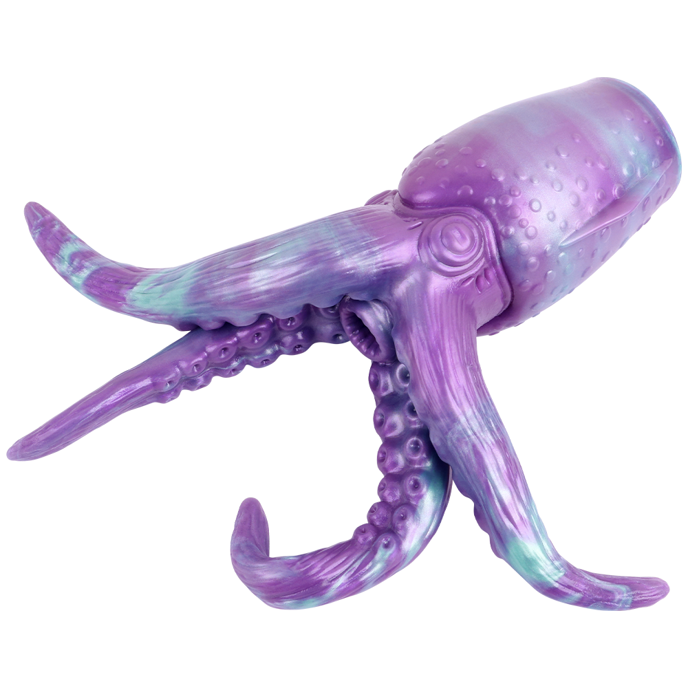 Masturbateur Alien Poulpe Violet Silicone pour Homme